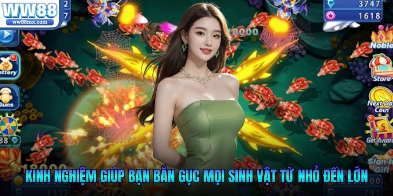 Kinh nghiệm giúp bạn bắn gục mọi sinh vật từ nhỏ đến lớn